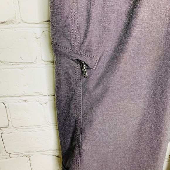 Athleta Gray Shasta Hiking Convertible Pants 8P - Picture 5 of 12